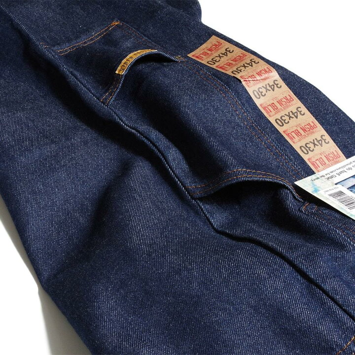 楽天市場】【PRISON BLUES(プリズンブルース)】RINSED BLUE WORK JEAN 