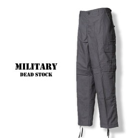 【MILITARY DEADSTOCK(ミリタリーデッドストック)】DEADSTOCK US MADE BDU 6P PANTS COTTON100% デッドストック アメリカ製 BDUパンツ 民生品 コットン100% ダークグレー