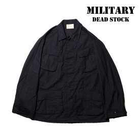 【MILITARY DEADSTOCK(ミリタリーデッドストック)】DEADSTOCK US MADE JUNGLE FATIGUE JKT REPRODUCT BLACK デッドストック アメリカ製 ジャングルファティーグジャケット 民生品 ブラック