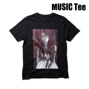 �yMUSIC Tee(�~���[�W�b�N�e�B�[)�zAMY WINEHOUSE BACK TO BLACK �G�C�~�[�E���C���n�E�X �o�b�N�g�D�u���b�N