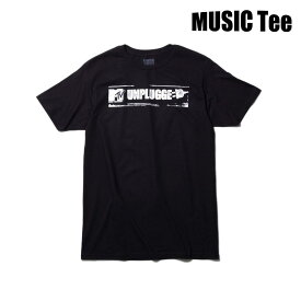 【MUSIC Tee(ミュージックティー)】MTV unplugged LOGO アンプラグド ロゴTee