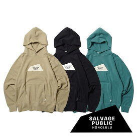 【SALVAGE PUBLIC(サルヴェージ・パブリック)】Wela Fleece Parka (DH Chenille) ウェラ フリースパーカ ダイヤモンドヘッド サガラ刺繍
