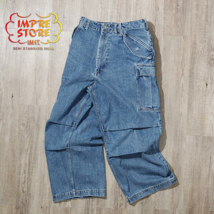 楽天市場】【IMPRESTORE (インプレストア)】Denim Cargo Pants FESTER 