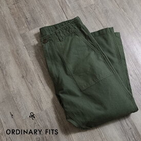 【ORDINARY FITS(オーディナリーフィッツ)】108 BAKER PANTS バックサテン ベイカーパンツ