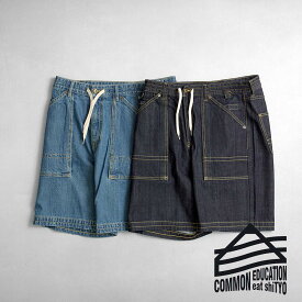 【COMMON EDUCATION(コモンエデュケーション)】BAJA MEN DENIM SHORTPANTS バハメン デニムショートパンツ