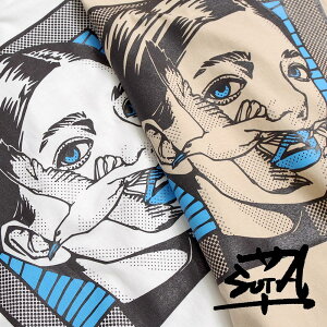 �ySOTA-COMICHEAD �\�E�^�R�~�b�N�w�b�h�zART PRINT S/S Tee "sonic shock" �A�[�g�v�����g����Tee�V���c �\�j�b�N�V���b�N