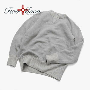 �yTWO MOON �g�D�[���[���z92022 BASIC COLOR LOOPWHEEL FLATSEAMER SWEATSHIRT Double V Gusset ��ԃJ���[ �݂�҂� �t���b�g�V�[�}�[ ��V�X�E�F�b�g