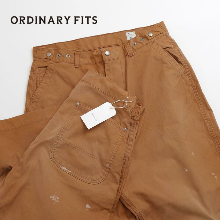 楽天市場】【ORDINARY FITS オーディナリーフィッツ】BELL PANTS BROWN 