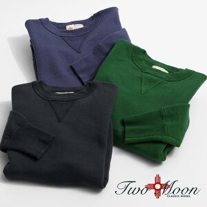 �yTWO MOON �g�D�[���[���z92022 SEASON COLOR LOOPWHEEL FLATSEAMER SWEATSHIRT Double V Gusset �V�[�Y���J���[ �݂�҂� �t���b�g�V�[�}�[ ��V�X�E�F�b�g
