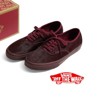 �yVANS ���@���Y�zAUTHENTIC PONY HAIR PORT �I�[�Z���e�B�b�N �|�j�[�w�A�[�|�[�g