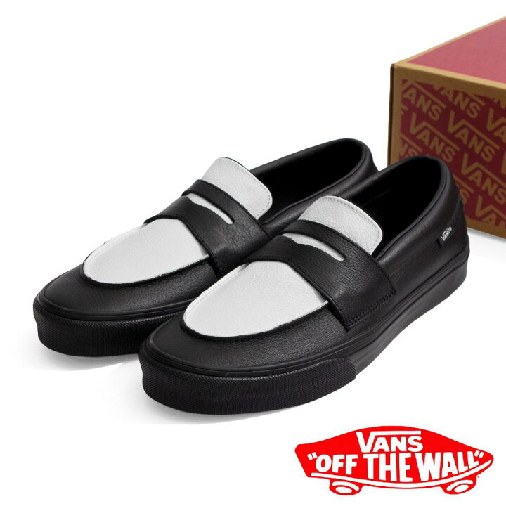 楽天市場】【VANS ヴァンズ】Loafer 53 WHITE×BLACK ローファー53 