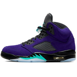 NIKE iCL AIR JORDAN 5 RETRO 'ALTERNATE GRAPE' GA W[_ 5 g "I^lCg O[v" Y Xj[J[ GRAPE ICE/NEW EMERALD-BLACK 136027-500y胂fz