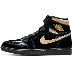 NIKE iCL AIR JORDAN 1 RETRO HIGH OG 'BLACK METALLIC GOLD' GA W[_  g nC I[W[ "ubN ^bNS[h" Y fB[X Xj[J[ BLACK/BLACK-METALLIC GOLD ubN/u