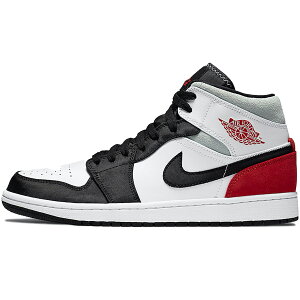 NIKE iCL AIR JORDAN 1 MID SE 'RED BLACK TOE' GA W[_  ~bh XyVGfBV "bh ubNgD" Y fB[X Xj[J[ WHITE/BLACK-LIGHT SMOKE GREY-GYM RED zCg/u