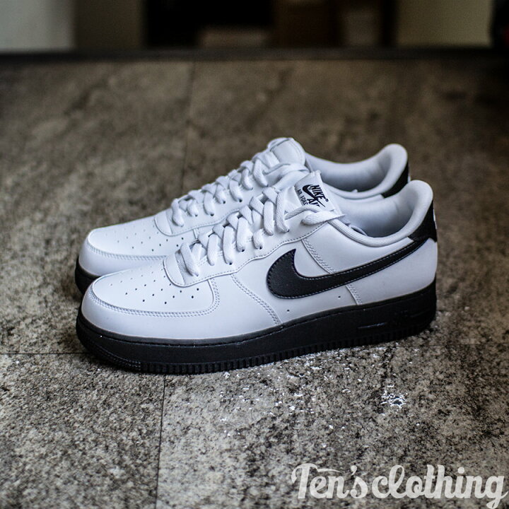 楽天市場 Nike ナイキ Air Force 1 Low White Black Sole エア フォース ワン ロー ホワイト ブラックソール メンズ スニーカー White Black White Ck7663 101 海外展開 日本未入荷 Tens Clothing