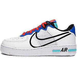 NIKE iCL AIR FORCE 1 REACT 'ASTRONOMY BLUE' GA tH[X  ANg "AXgm~[ u[" Y fB[X Xj[J[ WHITE/BLACK-ASTRONOMY BLUE-LASER CRIMSON zCg/ubN-AXgm~[