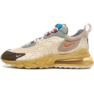 NIKE iCL TRAVIS SCOTT X AIR MAX 270 REACT ENG 'CACTUS TRAILS' grX XRbg×GA }bNX 270 ANg "JN^X gCX" Y fB[X Xj[J[ LIGHT CREAM/DARK HAZEL-MICA GREEN-STARFISH CT2864-2