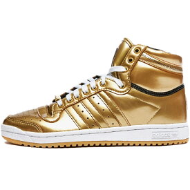 ADIDAS ORIGINALS アディダス オリジナルス STAR WARS X TOP TEN HI 'C-3PO' スターウォーズ×トップ テン ハイ "シースリーピーオー" メンズ レディース スニーカー GOLD METALLIC/CORE BLACK/GUM ゴールドメタリック/コアブラック/ガム FY2458【限定完売モデル】