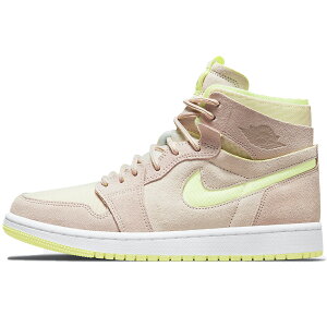 NIKE iCL WMNS AIR JORDAN 1 HIGH ZOOM COMFORT 'LEMON TWIST' fB[XTCYf GA W[_  nC Y[ RtH[g " cCXg" fB[X Y Xj[J[ WHITE/FOSSIL-LEMON TWIST