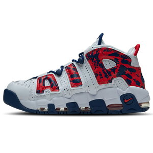 NIKE iCL AIR MORE UPTEMPO 'RED NAVY CAMO' GA A Abve| "bh lCr[ J" Y Xj[J[ WHITE/UNIVERSITY RED/BLUE VOID CZ7877-100yCOWJ {ׁz
