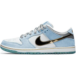 NIKE iCL SEAN CLIVER X DUNK LOW SB 'HOLIDAY SPECIAL' V[ENC@[×_N [ GXr[ "zfC XyV" LbY fB[X Xj[J[ ICE BLUE/WHITE-METALLIC GOLD-METALLIC SILVER DC9936-100y