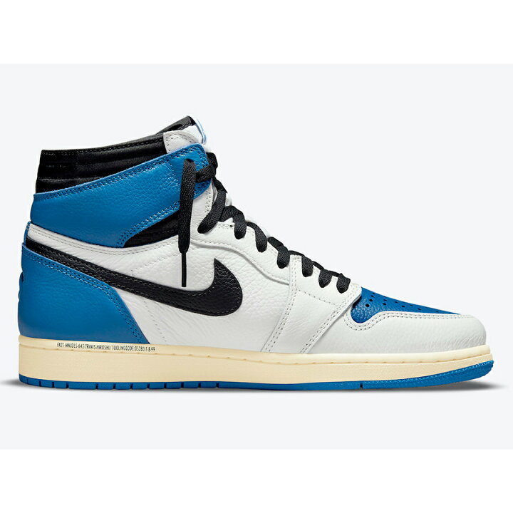 楽天市場 Nike ナイキ Fragment Design X Travis Scott X Air Jordan 1 Retro High フラグメントデザイン トラビス スコット エア ジョーダン ワン レトロ ハイ メンズ レディース スニーカー Sail Black Military Blue Shy Pink Dh3227 105 限定完売モデル Tens