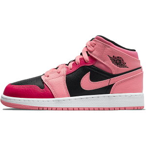 NIKE iCL AIR JORDAN 1 MID GS 'CORAL CHALK' K[YTCYf GA W[_ 1 ~bh 'R[ `[N' LbY fB[X Xj[J[ CORAL CHALK /RUSH PINK/BLACK/PINKSICLE 554725-662yCOWJ {