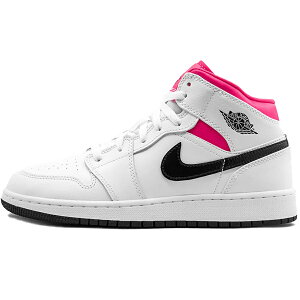 NIKE iCL AIR JORDAN 1 RETRO MID GS 'HYPER PINK' LbYTCYf GAW[_1 g "nCp[ sN" LbY fB[X Xj[J[ WHITE/BLACK-HYPER PINK 555112-106yCOWJ {ׁz
