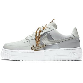 NIKE ナイキ WMNS AIR FORCE 1 PIXEL 'WHITE GOLD CHAIN' ウィメンズサイズモデル エア フォース 1 'ホワイト ゴールド チャーム' レディース メンズ スニーカー SUMMIT WHITE/DARK BEETROOT/WHITE/SUMMIT WHITE DC1160-100【海外展開 日本未入荷】