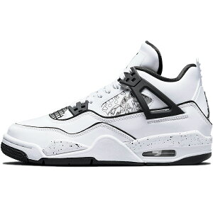 NIKE iCL AIR JORDAN 4 RETRO GS 'DIY' LbYTCYf GA W[_ 4 g "hD Cbg AZt" LbY fB[X Xj[J[ WHITE/BLACK-VOLT DC4101-100yCOWJ {ׁz