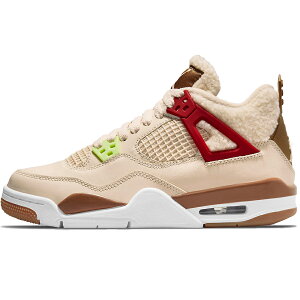 NIKE iCL AIR JORDAN 4 RETRO GS 'WILD THINGS' LbYTCYf GA W[_ 4 g "Ch VOX" LbY fB[X Xj[J[ SAIL/UNIVERSITY RED/HEMP/BARELY VOLT DH0572-264yCOWJ {