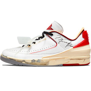 NIKE iCL OFF-WHITE X AIR JORDAN 2 RETRO LOW SP 'WHITE VARSITY RED' ItzCg X GA W[_ 2 g [ SP 'zCg o[VeB bh' Y fB[X Xj[J[ WHITE/VARSITY RED/BLACK DJ4375-106