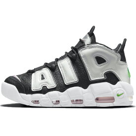 NIKE ナイキ WMNS NIKE AIR MORE UPTEMPO BLACK WHITE GREEN レディースサイズモデル ナイキ エア モア アップテンポ ブラック ホワイト グリーン レディース メンズ スニーカー BLACK/METALLIC SILVER-GREEN STRIKE-SUMM DN8008-001【海外展開 日本未入荷】