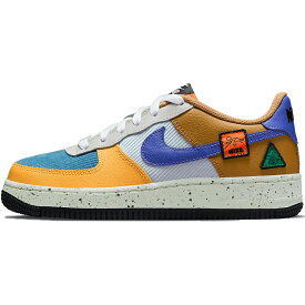 NIKE ナイキ AIR FORCE 1 GS 'ACG - STARFISH' キッズサイズモデル エア フォース 1 'ACG スターフィッシュ' キッズ レディース スニーカー UNIVERSITY GOLD/LIGHT BONE/STARFISH/LAPIS DO4657-740【海外展開 日本未入荷】