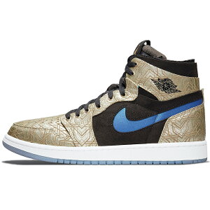 NIKE iCL AIR JORDAN 1 ZOOM COMFORT 'GOLD LASER' GAW[_ 1 nC Y[ RtH[g "S[h U[" Y fB[X Xj[J[ BLACK/GOLD/BLUE DQ0659-700yCOWJ {ׁz