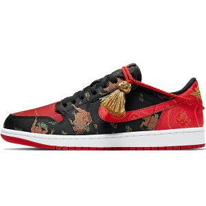 NIKE iCL AIR JORDAN 1 LOW OG 'CHINESE NEW YEAR' GAW[_ 1 [ "`Cj[Yj[C[" Y fB[X Xj[J[ BLACK/UBUVERSITY RED METALLIC GOLD WHITE DD2233-001yCOWJ {ׁz
