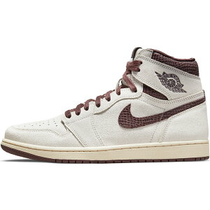 NIKE iCL A MA MANIERE X AIR JORDAN 1 HIGH OG 'AIRNESS' A } }jG[ × PS GAW[_1 g nC OG "ZCAho[KfB" Y fB[X Xj[J[ SAIL/BURGUNDY CRUSH DO7097-100y