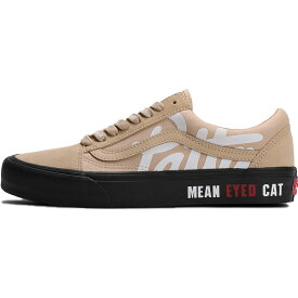 VANS バンズ PATTA X OLD SKOOL VLT LX 'MEAN EYED CAT ALMOND BUFF' パタ × オールド スクール VLT LX "ミーンアイドキャッツ アーモンド バフ" メンズ レディース スニーカー ALMOND BUFF/BLACK VN0A4BVF5X5【限定完売モデル】