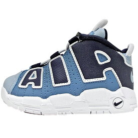 NIKE ナイキ AIR MORE UPTEMPO BT 'DENIM' ベビーサイズモデル エア モア アップテンポ 'デニム' ベビー スニーカー OCEAN FOG/BLACKENED BLUE/TOTAL ORANGE CK0825-404【海外展開 日本未入荷】