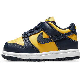 NIKE ナイキ DUNK LOW TD 'MICHIGAN' 2021 ベビーサイズモデル ダンク ロー 'ミシガン' 2021 ベビー スニーカー VARSITY MAIZE/MIDNIGHT NAVY/WHITE CW1589-700【限定完売モデル】