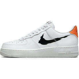 NIKE ナイキ AIR FORCE 1 LOW 'GLITCH SWOOSH' エア フォース 1 ロー 'グリッチ スウッシュ' メンズ レディース スニーカー WHITE/SUMMIT WHITE/MAGMA ORANGE/BLACK DV6483-100【海外展開 日本未入荷】