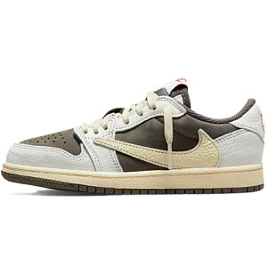 NIKE iCL TRAVIS SCOTT X AIR JORDAN 1 LOW PS 'REVERSE MOCHA' LbYTCYf gBXEXRbg × GAW[_1 [ OG "o[XJ" LbY fB[X Xj[J[ SAIL/UNIVERSITY RED/RIDGEROCK DO