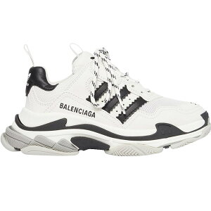 ADIDAS ORIGINALS AfB_X IWiX WMNS ADIDAS × BALENCIAGA TRIPLE S "WHITE" EBYTCYf AfB_X × oVAK gvS "zCg" fB[X Y Xj[J[ WHITE/BLACK 710020