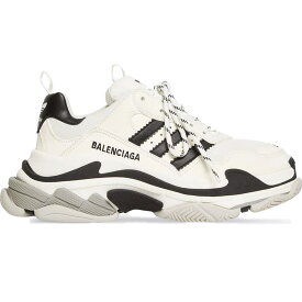 ADIDAS ORIGINALS アディダス オリジナルス ADIDAS × BALENCIAGA TRIPLE S "WHITE" アディダス × バレンシアガ トリプルS "ホワイト" メンズ レディース スニーカー WHITE/BLACK 710021W2ZB19112【限定モデル】