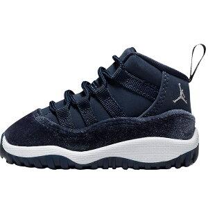NIKE iCL AIR JORDAN 11 RETRO TD 'MIDNIGHT NAVY VELVET' xr[TCYf GAW[_11 g "~bhiCglCr[ xxbg" xr[ Xj[J[ MIDNIGHT NAVY/METALLIC SILVER/WHITE DO3856-441yCOW