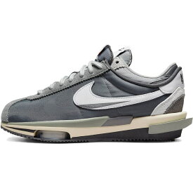 NIKE ナイキ SACAI X CORTEZ 4.0 'GREY' サカイ × コルテッツ 4.0 "グレー" メンズ レディース スニーカー DARK GREY/GREY/WHITE DQ0581-001【限定完売モデル】