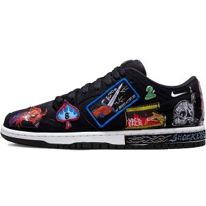 NIKE iCL NECKFACE X DUNK LOW PRO SB 'BLACK' lbNtFCX × _N [ v QS SB 'ubN' Y fB[X Xj[J[ BLACK/WHITE/MULTI-COLOR DQ4488-001y胂fz