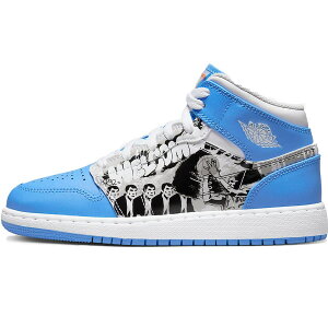 NIKE iCL AIR JORDAN 1 MID GS 'GAME WINNER' LbYTCYf W[_ ~bh 'Q[ EBi[' LbY fB[X Xj[J[ WHITE/STARFISH/UNIVERSITY BLUE DR6492-100yCOWJ {ׁz