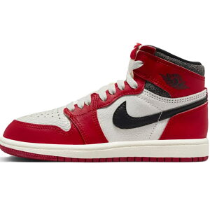 NIKE iCL AIR JORDAN 1 RETRO HIGH OG PS 'CHICAGO LOST & FOUND' LbYTCYf GAW[_1 g nC OG "VJS Xg & t@Eh" LbY Xj[J[ VARSITY RED/BLACK/SAIL/MUSLIN FD1412-612y