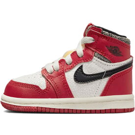 NIKE ナイキ AIR JORDAN 1 RETRO HIGH OG TD 'CHICAGO LOST & FOUND' ベビーサイズモデル エアジョーダン1 レトロ ハイ OG "シカゴ ロスト & ファウンド" ベビー スニーカー VARSITY RED/BLACK/SAIL/MUSLIN FD1413-612【限定完売モデル】